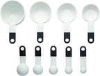KitchenAid 9-Piece Measuring Cups and Spoons Set, White