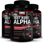 Force Factor Test X180 Alpha V2 120ct 3-Pack, 360 Count