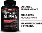 Force Factor Test X180 Alpha V2 120ct 3-Pack, 360 Count