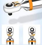 MeterTo Digital Torque Wrench, Bidirectional Ratchet Head, ft-lb, in-lb, N-m, kgf.cm, 30N.m, 3/8, 0.01N.m
