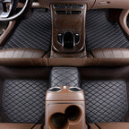 5pcs Car Floor Mats Universal Waterproof Front Rear Full Set Auto Rugs Leather Car Carpet Accessories