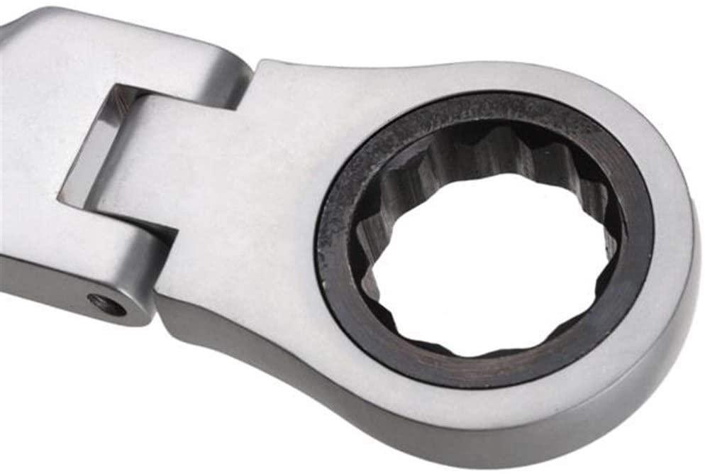 Peixiang Sturdy Hand Tools 32mm Metric Chrome Flexible Head Ratchet Action Wrench Spanner Nut Tool Safety