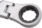 Peixiang Sturdy 32mm Metric Chrome Flexible Head Ratchet Action Wrench Spanner Nut Tool Hardware Tool Kits Safety