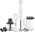KitchenAid Cordless Variable Speed Hand Blender with Chopper and Whisk Attachment - KHBBV83