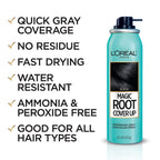 L'Oreal Paris Hair Color Root Cover Up Hair Dye Black 2 Ounce (Pack of 2) (Packaging May Vary)