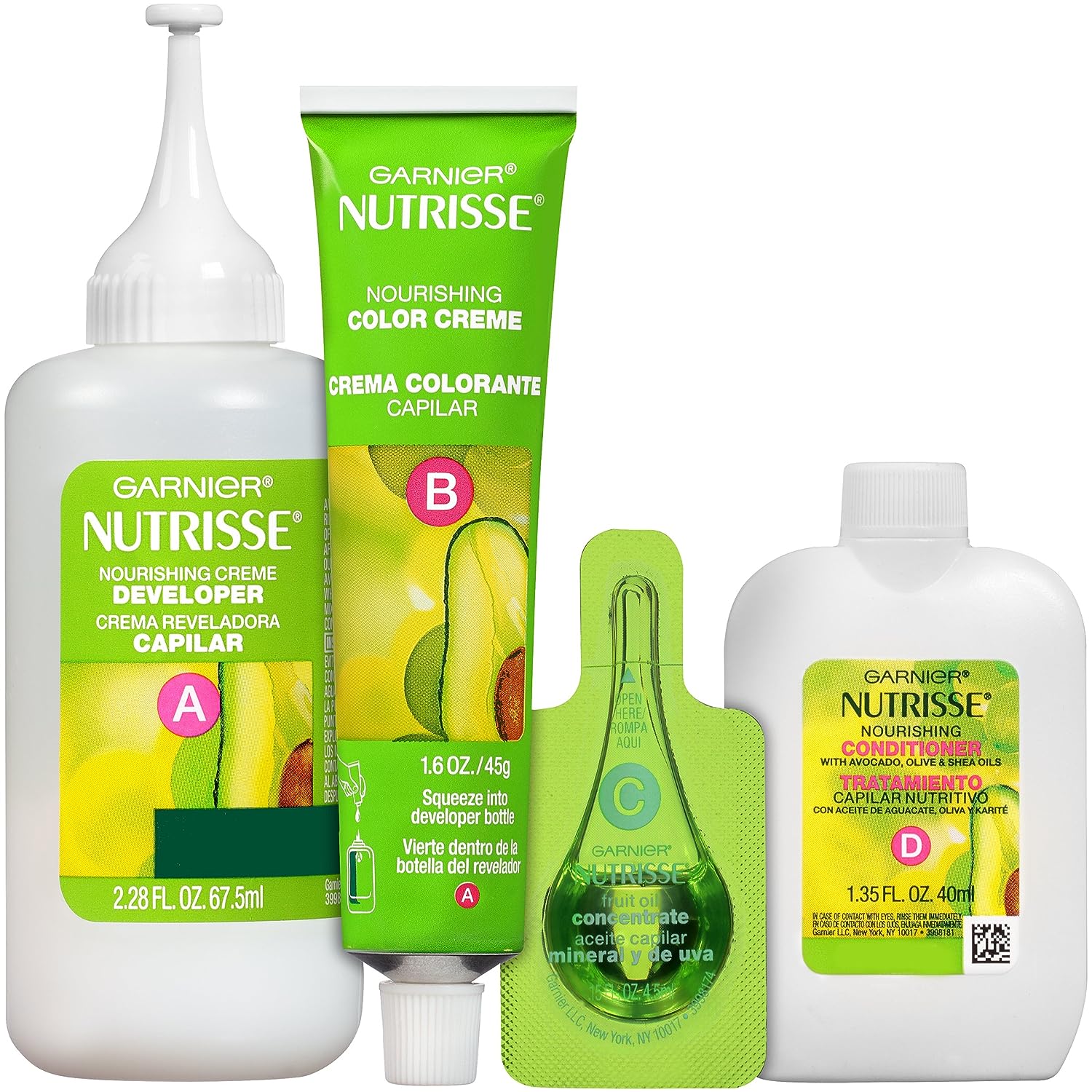Garnier Hair Color Nutrisse Nourishing Creme, 462 Dark Berry Burgundy (Sugar Beet) Red Permanent Hair Dye, 1 Count (Packaging May Vary)