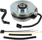 Bundle - 2 items: PTO Electric Blade Clutch, Wire Harness Repair Kit. X0424 Replaces John Deere Clutch L120 L130 Mower GY20878 GY20108 GY20652 GY21340 W/Wire Repair Kit OEM Upgrade
