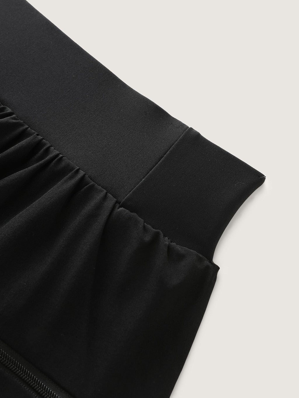 Wide Waistband Pockets Swim Bottoms