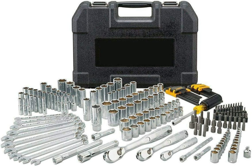 Durable Chrome SAE  Release Mechanics Tool Set - 205pc Black-Tool set-Tools for mechanics-Mechanic tools-Small tool set-Hand tools for mechanics-Mini tool set-Needle nose pliers
