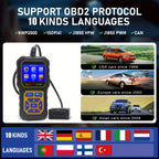 Car Code Reader, OBD2 Scanner Check Engine Light Fault Code Reader Scanner CAN Diagnostic Scan Tool For All OBDII Protocol Cars Since1996