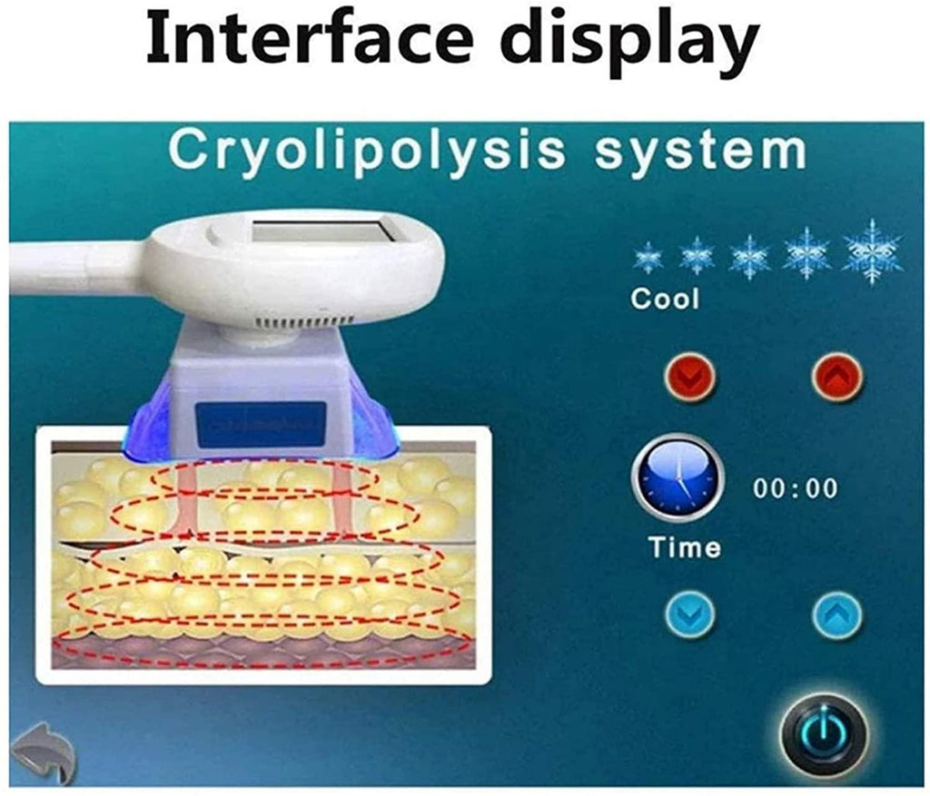 Body Slimming Machine Freeze Slimming Machine Fiunkes Cryolipolysis Fat Lipolysis Instrument Frozen Burst Fat Slimming Instrument with 3 Handles