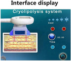 Body Slimming Machine Freeze Slimming Machine Fiunkes Cryolipolysis Fat Lipolysis Instrument Frozen Burst Fat Slimming Instrument with 3 Handles