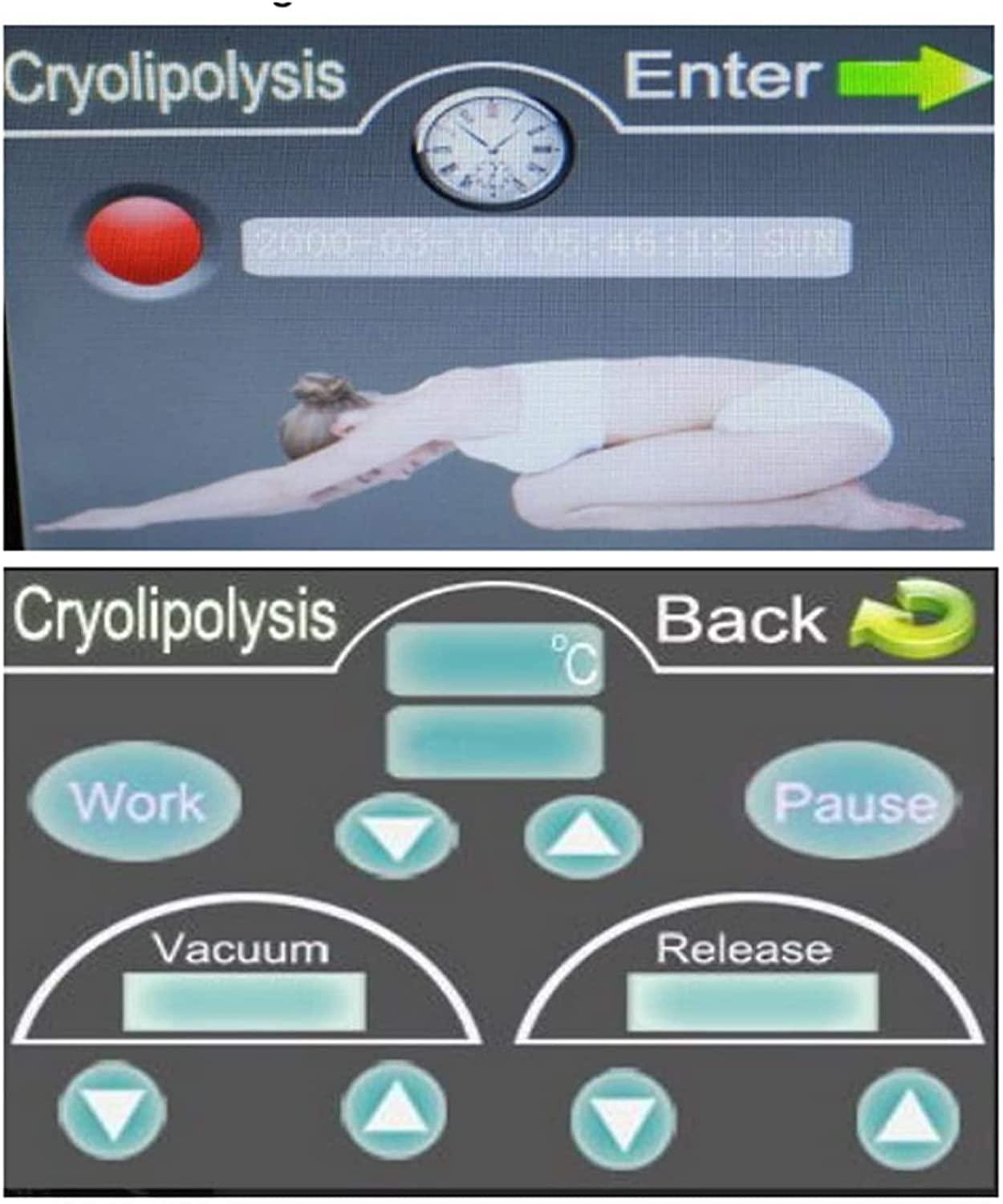Body Slimming Machine Freeze Slimming Machine Fiunkes Cryolipolysis Fat Lipolysis Instrument Frozen Burst Fat Slimming Instrument with 3 Handles