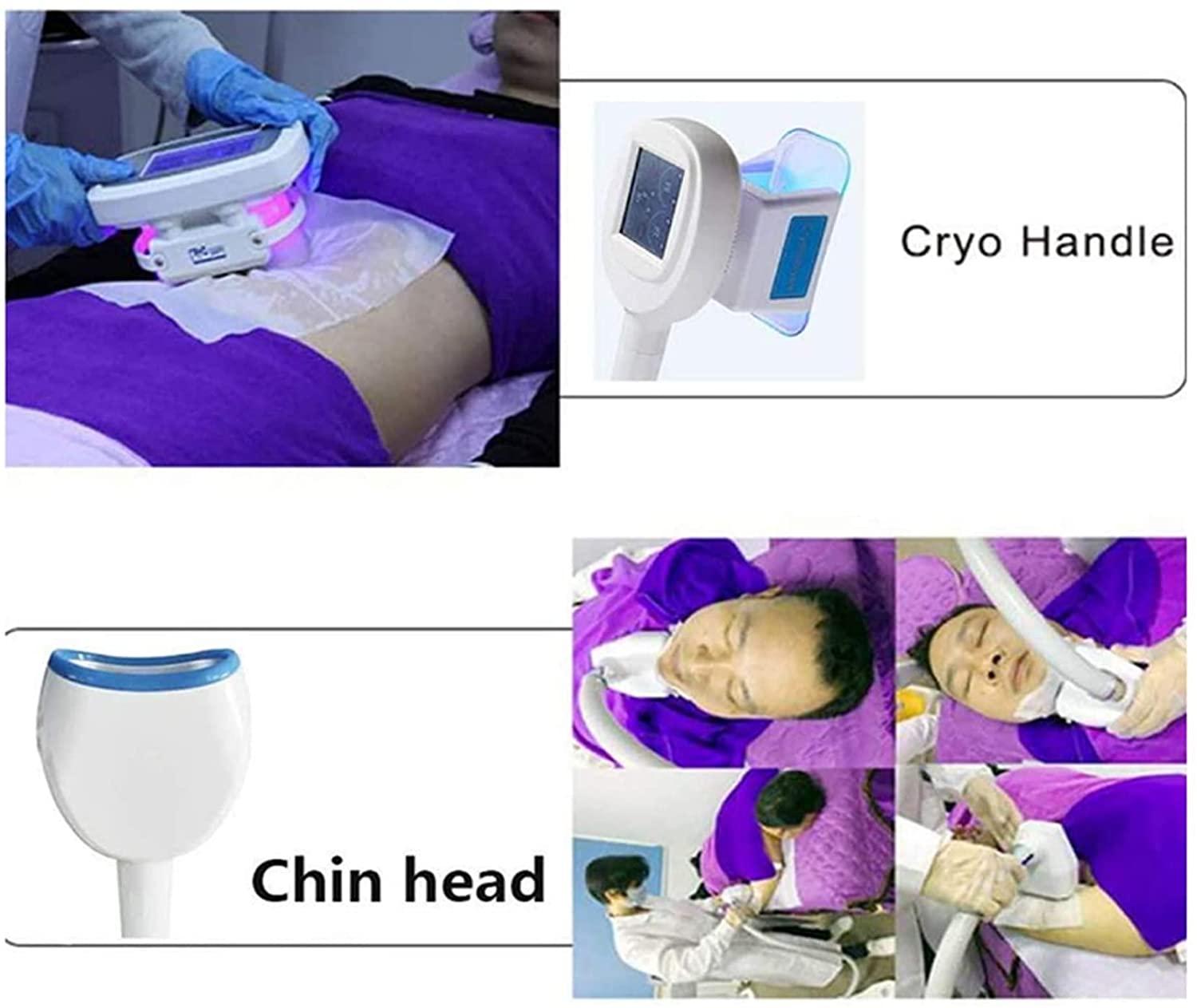 Body Slimming Machine Freeze Slimming Machine Fiunkes Cryolipolysis Fat Lipolysis Instrument Frozen Burst Fat Slimming Instrument with 3 Handles