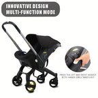 4 In 1Foldable Baby Stroller, A Good Helper For Mothers When Traveling, Shopping In Supermarkets, Baby Stroller Suitable For Christmas, Halloween, And Thanksgiving Gift