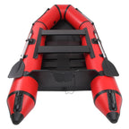 ankishi Camping Survivals 10ft PVC 330kg Water Adult Assault Boat Red Black