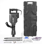 Industrial 55 Joules Demolition Jack Hammer Concrete Breaker 35-Pound w/ 2 Chisel Bit Carrying Case