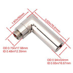 M18*1.5 Oxygen Spacer Sensor Angled Extender 90 Degree O2 Bung Extension Generic