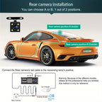 Camera FHD 1080P 3-Channel Dash Camera Front And Rear Inside Dash IR Night Vision Loop Recording G-Sensor Car DVR Camera With 2-Inch IPS Screen 3 Cameras