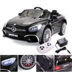 Tobbi 12V Mercedes-Benz SL65 Electric Kids Ride On Car RC Remote Control Christmas Gift,Black