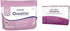 Ovasitol + TheraNatal OvaVite Bundle by Theralogix | Ovasitol Myo and D-Chiro Inositol Blend (90 Day Supply) | TheraNatal OvaVite Preconception Vitamins for Women (90 Day Supply)