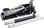 Torin TAM815016L Hydraulic Low Profile Aluminum and Steel Racing Floor Jack with Dual Piston  Lift Pump, 1.5 Ton (3,000 lb) Capacity, Black