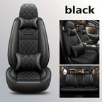 5 Car Seat Cover Set Full PackaCar Seat Cushion PU Leather Car Seat Cover Universal Car Seat Cover Full Set Compatible With Five-seat Models