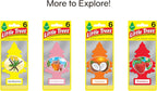 LITTLE TREES Air Fresheners Car Air Freshener. Hanging Tree Provides Long Lasting Scent for Auto or Home. Bubble Gum, 24 Air Fresheners