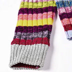 luxury rainbow sequins pullover