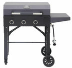 Grill Propane Gas Griddle 28 Inch Portable 3 Burner Grease Management System New