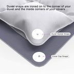 Duvet Cover Snaps Metal 16 Pcs