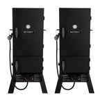 30-Inch Outdoor Vertical Propane Gas BBQ Meat Smoker Grill (2 Pack)