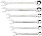 Sunex 9937 6 Pc. Super Jumbo Ratcheting Wrench Set (Includes Roll-Case)