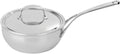 Demeyere Atlantis 2.6 Quart Conic Sauteuse Pan with Stainless Steel Lid