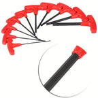 T Handle Hex Key Set Metric And Or SAE 10 To 20pcs Allen Allan Keys T Bar Wrench With Stand
