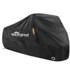 Outdoor Bike Motorcycle Cover Waterproof UV Protection Heavy-Duty 210T Fabric With Lock Hole For MTB Road Bikes Protection Case