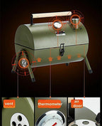 Portable Outdoor Bbq Grill Patio Camping Picnic Barbecue Stove Suitable For 3-5