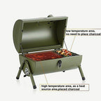 Portable Outdoor Bbq Grill Patio Camping Picnic Barbecue Stove Suitable For 3-5
