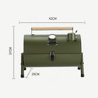 Portable Outdoor Bbq Grill Patio Camping Picnic Barbecue Stove Suitable For 3-5