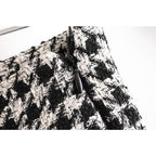 plaid tweed pants