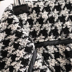 plaid tweed pants