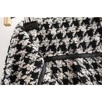 plaid tweed pants