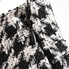 plaid tweed pants