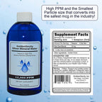 12000 PPM Atomic Particle Colloidal Silver (8 oz.) 1200 Times More PPM Than Other Products - Trace Mineral Colloidal Silver - Pure Mineral Supplement - High PPM Colloidal Silver