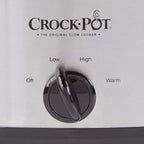 crock-pot 7 quart oval manual slow cooker, stainless steel (scv700-s-br)