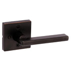 Halifax Square Venetian Bronze Privacy Bed/Bath Door Lever