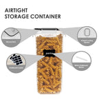 24pcs Airtight Food StoraContainers With Lids, BPA Kitchen StoraContainers For Dry Food, Flour And Sugar, With Lables &amp; Marker Pen
