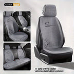 Car seat cartoon cute four seasons pad car butt pad simple car pad car seat pad back row non-slip breathable seat cover  car accessories