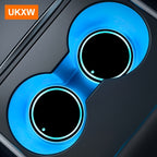 Light Up Your Car With Colorful Smart Luminous Water Coaster Atmosphere Lights!