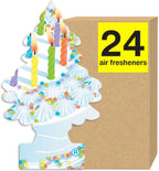 LITTLE TREES Air Fresheners Car Air Freshener. Hanging Tree Provides Long Lasting Scent for Auto or Home. Celebrate!, 24 Air Fresheners